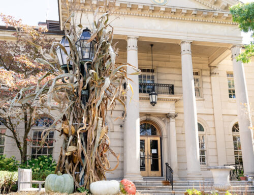 Downtown Beautifully Decorated for Autumn, Courtesy of Three Haddonfield Businesses.